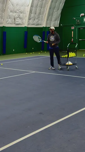 Ron Bronson coaching tennis