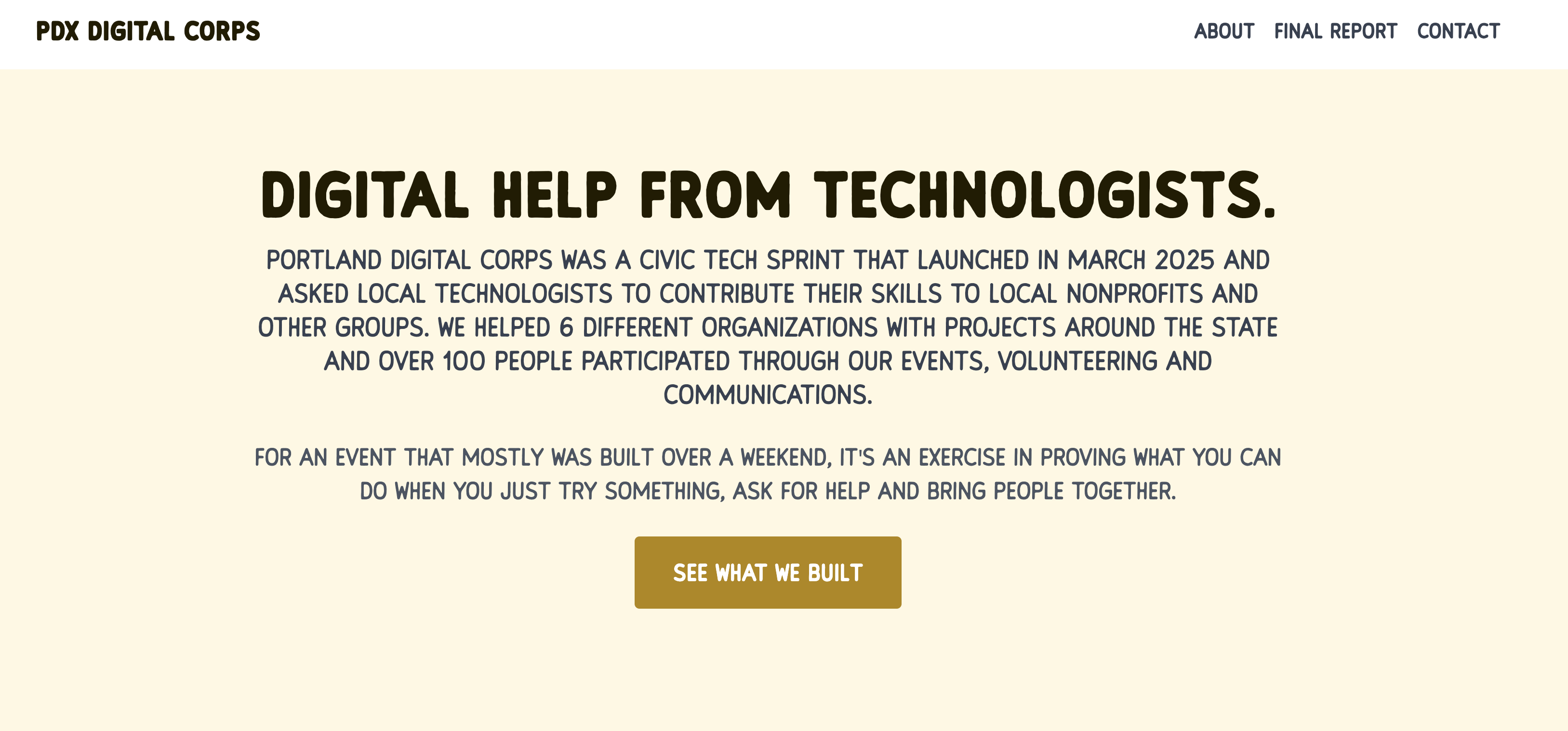 One last shot from Day 2 at DFP24 at the Wacon Experience Center in Portland